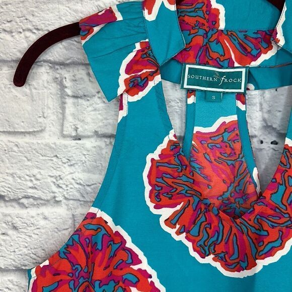 Southern Frock Collared Racer Back Tank Size Small - Picture 2 of 5